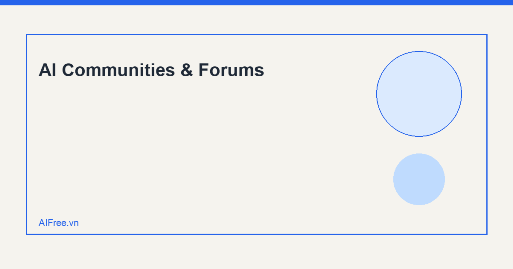 AI Communities & Forums — AIFree.vn AI illustration