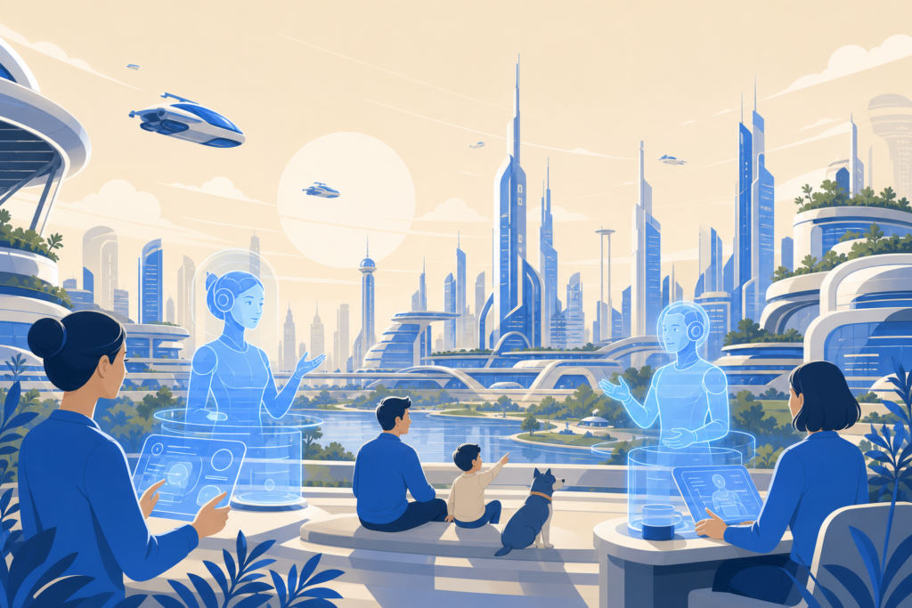 Future of AI: Predictions 2026-2030 — AIFree.vn AI illustration