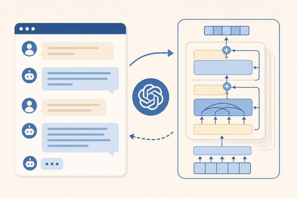 How ChatGPT Works (Simple Guide) — AIFree.vn AI illustration
